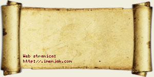 Anastasija Bzenić vizit kartica